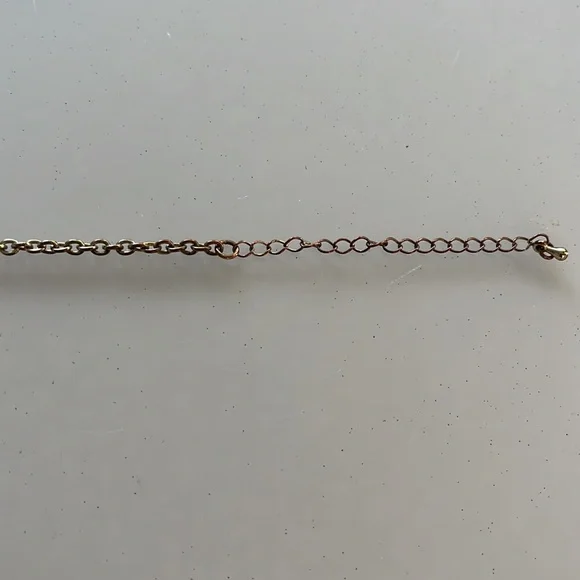 Charming Charlie statement necklace, 2-tones of blue jewels, gol… - Picture 5 of 6